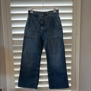 AG Adriano Goldschmied Blue Flare & Wide Leg Jeans
